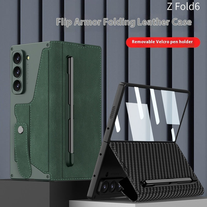 ZFold6 Folding Phone Case Flip Leather Case Phone Case