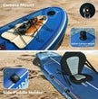 PRAISUN All-Round Inflatable SUP – 12' x 35" Wide Stand Up Paddle Board for Yoga, Fishing & Family Fun | Includes Deluxe Seat & Complete Kit